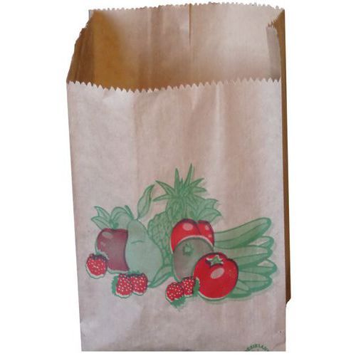 SAC À FRUIT ET LEGUME KRAFT 36 GRS IMPRIMÉ - 1 KG