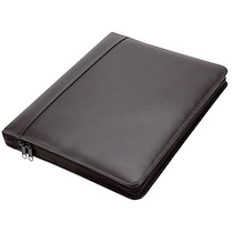 SERVIETTE CLASSEUR 'MONZA', A4, SIMILICUIR, NOIR