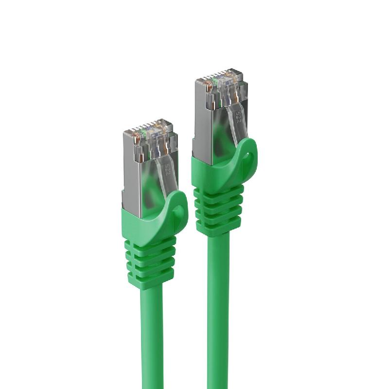 Shiverpeaks Câble patch, Cat. 6A, S/FTP, 2,0 m, vert - vert 4017538007100_0