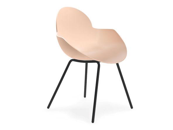 Lot de 6 chaises de collectivité Cookie coque polypropylène_0