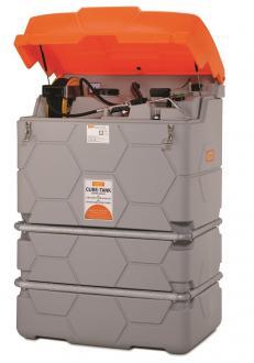Station de distribution huile : 1000 litres - Double paroi - Pompe 230V - 307670_0