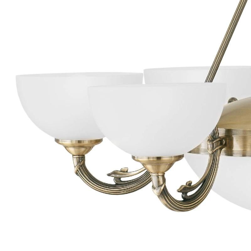 EGLO SUSPENSION SAVY À HUIT LAMPES