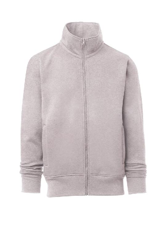 Sweat-shirt pour homme - Zip intégral, manches montées, poches passepoilées - ALABAMA MELANGE S00645-P076 - Payper_0
