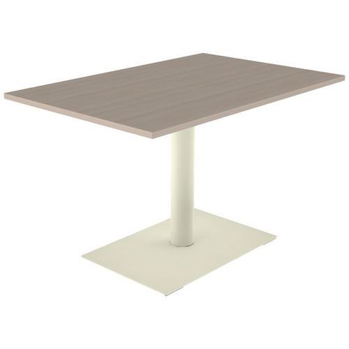 TABLE MANO 140X80 T6 - STRATIF ABS CHÊNE HONGRIE/BEIGE 1013 - MOBIDECOR