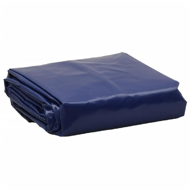 Vidaxl bâche bleu 5x6 m 650 g/m² 156063_0