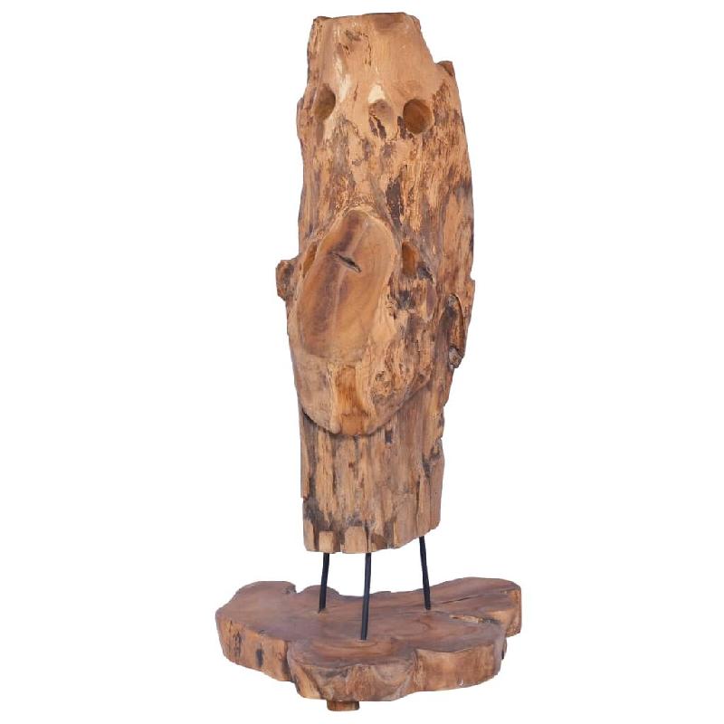 VidaXL Casier à vin pour 8 bouteilles en bois de teck massif 40x30x80 cm - 288812XL_0