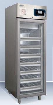 Banque de sang BBR 440/530/625 - acier ou inox, 12 modèles de 130 à 2100 litres, portes vitrées triple cristal_0