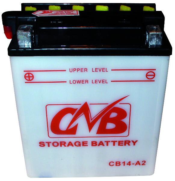 BATTERIE YB14-A2 +GAUCHE + PACK ACIDE