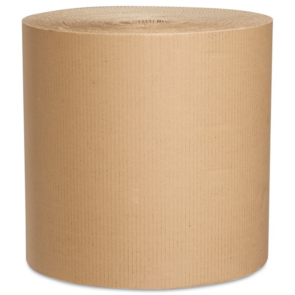 Carton ondulé simple face 350g/m² - rouleaux 800mm x 50m - recyclable et polyvalent_0