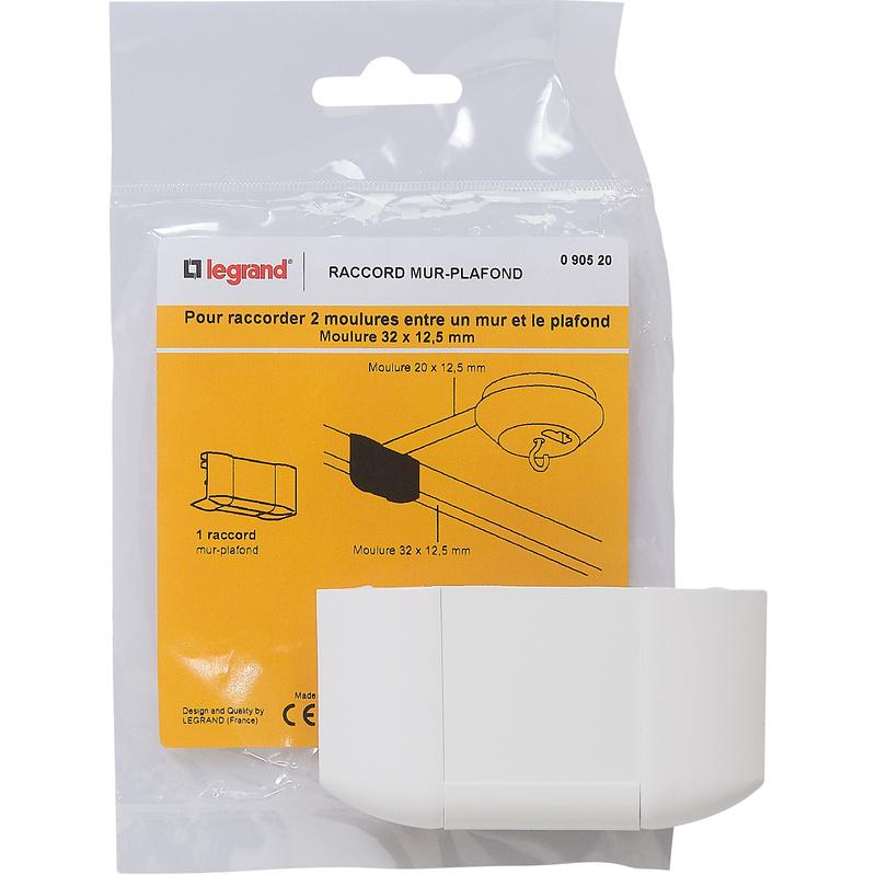 DLP boîte de dérivation mur-plafond - raccord pour moulures 32 x 12,5 mm_0