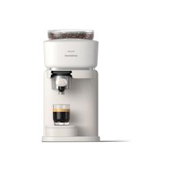Expresso Avec Broyeur Philips Bar300 00 Baristina Blanc - 8720389032066_0