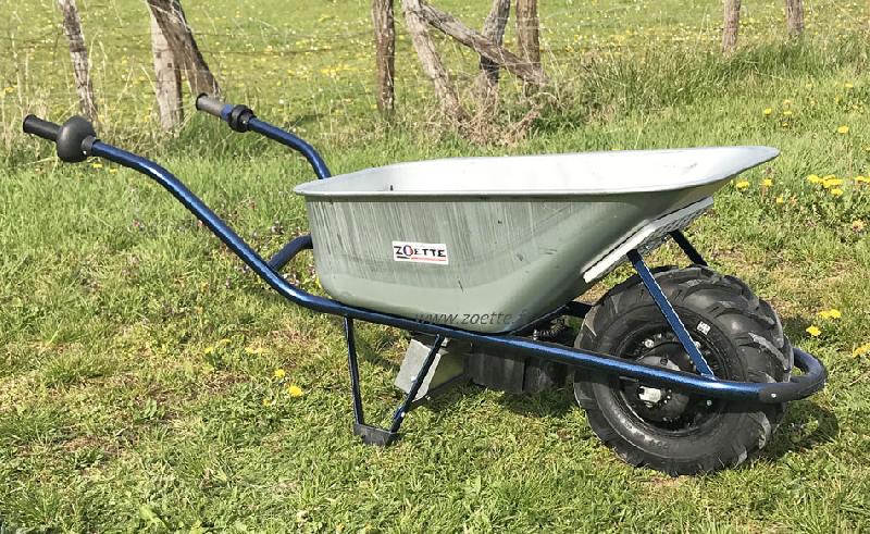 EXTRA-PRO 100-10 - Brouette électrique ZOETTE - Variateur de vitesse, capacité 100L, charge 150Kg, moteur 300W_0