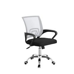 Furniture Style Chaises de bureau avec assise en textile Noir et Gris. Modèle Martina - gris FS1156GR_0