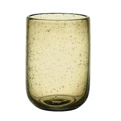 Gobelet Perla Bullé 25 cl ambre x6 -  Jaune Rond Verre Table Passion - jaune verre 3106233020437_0