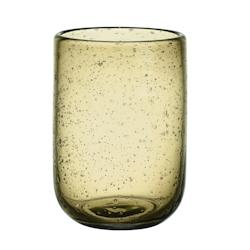 Gobelet Perla Bullé 25 cl ambre x6 -  Jaune  Verre Table Passion - jaune verre 3106233020437_0