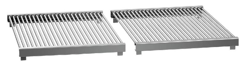 Grille à barreaux ronds pour poisson - acier inoxydable - Bartscher - 750 x 550 mm - 13.40 kg_0