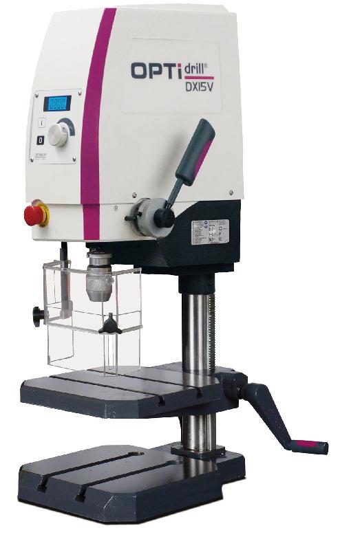 Perceuse d'établi de précision jusque Ø 15 mm raccord CM2 850W 230V vitesses variables affichage LED Optidrill DX15V_0