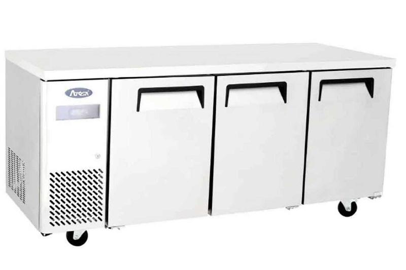 Table compacte positive tropicalisée 3 portes inox 470l groupe à gauche - YPF9042GR_0