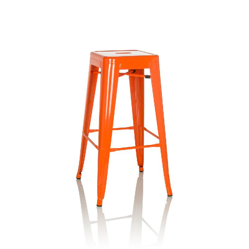 Tabouret de bar VANTAGGIO HIGH métallique orange hjh OFFICE - orange métal 645080_0