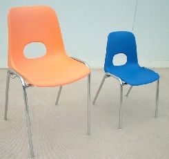 14031a4006 - Chaises empilables Millet-Culinor - Polypropylène, dimensions 0,44 x 0,50 x H. 0,80m_0