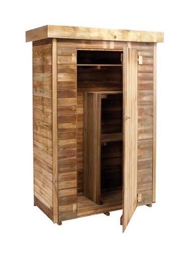 Madeira Rangement Grande Armoire De Jardin Pin Sylvestre Remise Pour Outils 3 Etageres Bois Traite Autoclave Abris De Jardin Toiture Plate En Feutre Bitumeux L130x L 69xh 200 Cm 0 72 M Theo Cerland Comparer Les Prix
