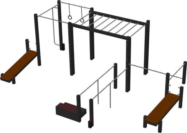 Cage full body 1 - Espace Renard fabricant et installateur - Réf : C-9018PR_0