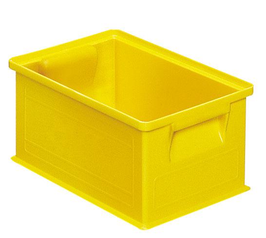 Caisse plastique 8.7 litres jaune_0