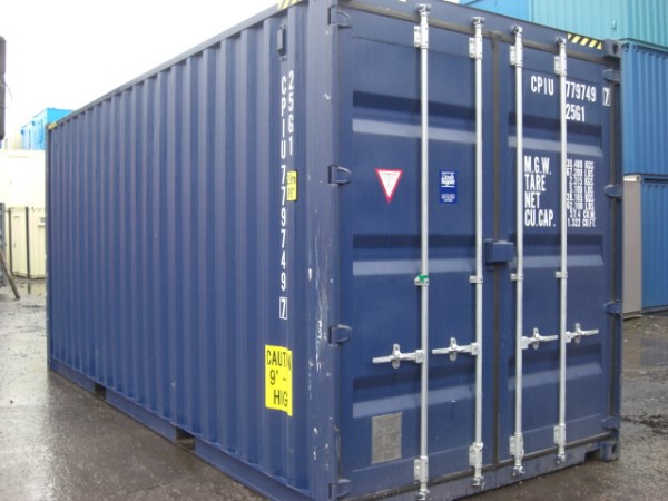 Container maritime HIGH CUBE standard - 20' pieds - neuf et révisé_0