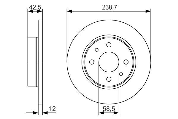 DISQUE DE FREIN BOSCH 0986479R61_0