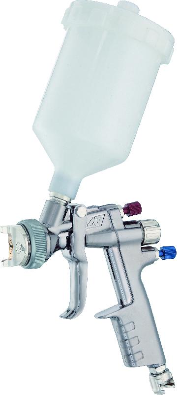 DRAKKAR EQUIPEMENT - Pistolet peinture professionnel - Godet nylon 600ml - Buse Ø 1,7mm - Peinture à l'eau - Pression 1,5-4 bar_0