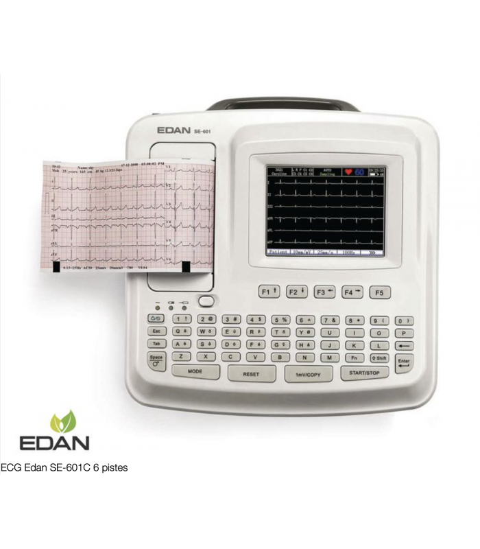 Ecg tactile edan se-601c 6 pistes - électrocardiogramme (ecg)_0