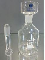 Flacon Karlsruhe 250/300ml à entonnoir avec bouchon rodé - ASDBO250/AB - Lot de 5_0