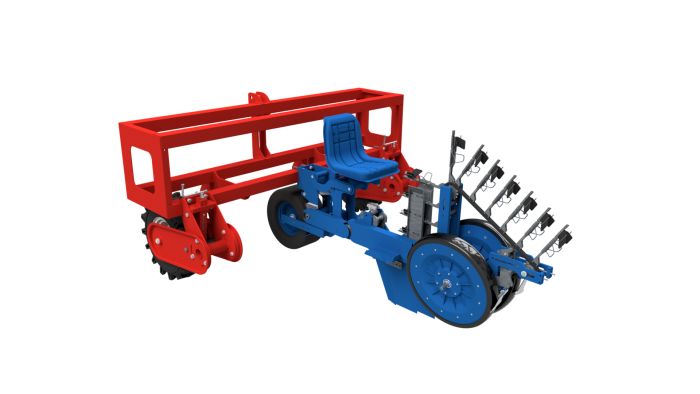 FPP Evolution triangulaire - Planteuse Ferrari - Écartement 49 cm - Plants racine nue et mottes coniques_0