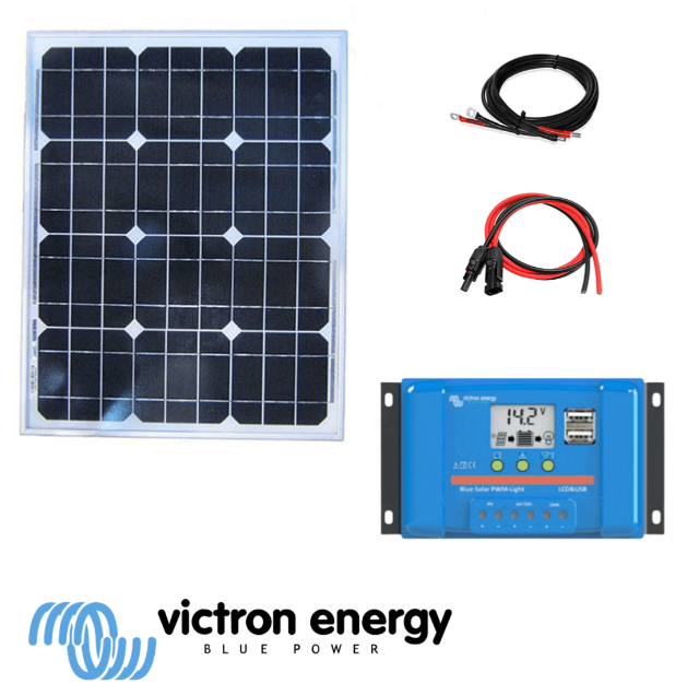 Kit solaire 20w 12v maintien de charge ou autonome victron_0