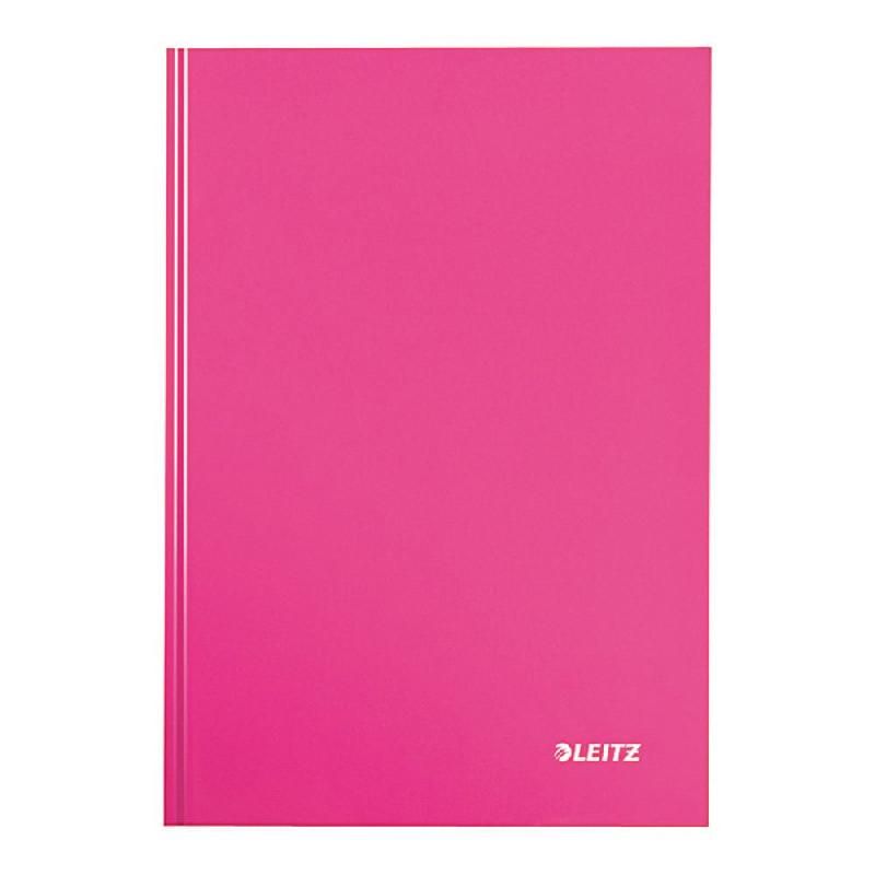 LEITZ CARNET BROCHÉ WOW - FORMAT A5 (90 G/M2) - 160 PAGES LIGNÉES - COULEUR ROSE