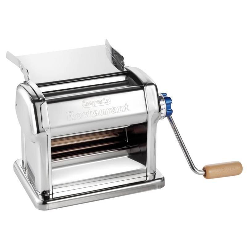 Machine à pâtes manuelle - Impéria® Restaurant - semi-professionnelle en inox - 12kg/h - rouleaux 0 à 5mm_0