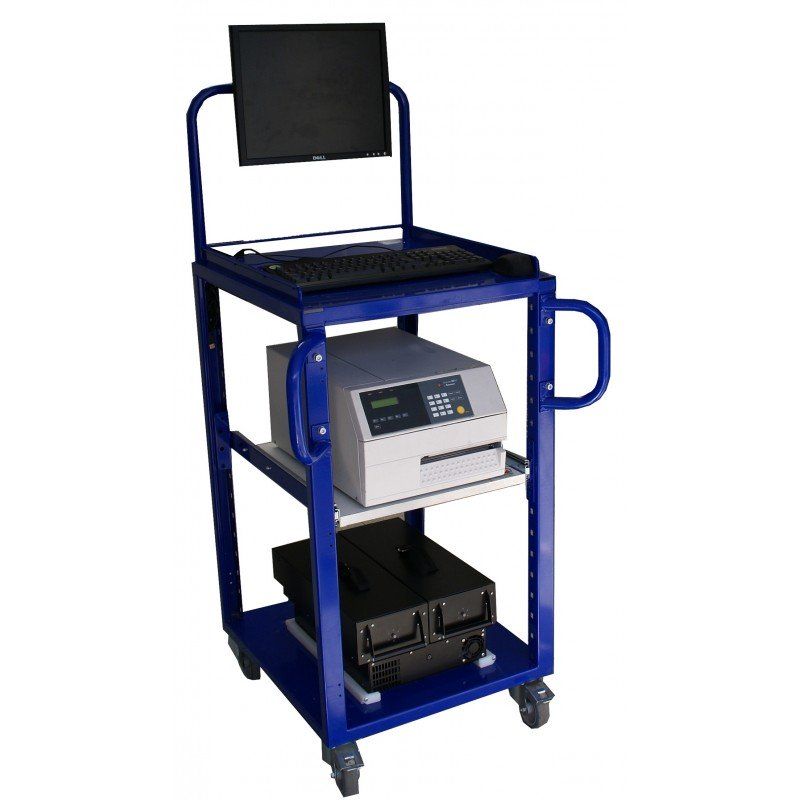 Chariot informatique Mobirack 2.8 lithium - Gumaco - en tôle d'acier 20/10è avec batteries lithium fer phosphate_0