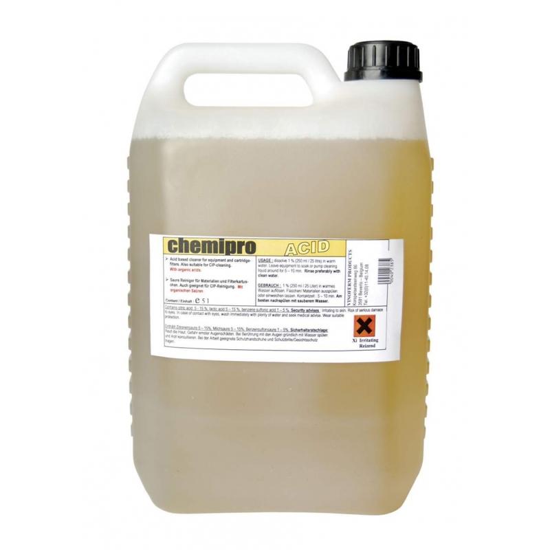 Nouvelle solution nettoyante Chemipro Acid 5L - à base d'acide, sans rinçage_0