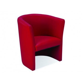 Siège d'accueil - Fauteuil club 1 place, 2 places ou 3 places - Similicuir noir ou rouge non feu M1_0