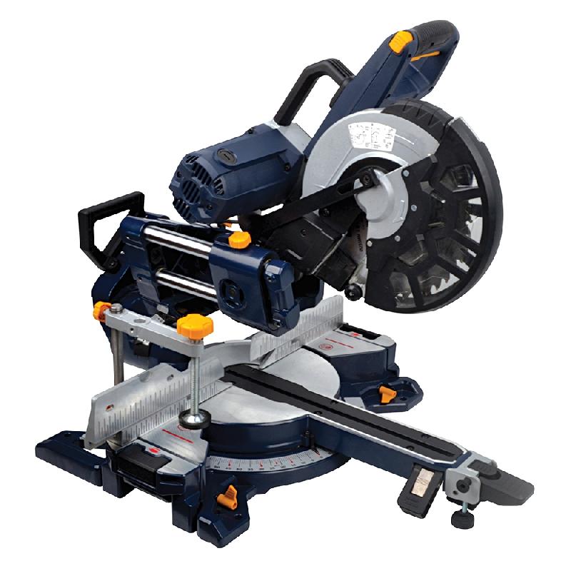 SCIE À ONGLET COMPACTE À FONCTION COULISSANTE 1 800 W TCMS255 GMC