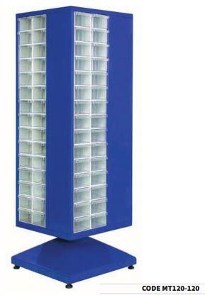Armoire métallique rotative à tiroirs - Code MT120-120 - Dimensions 500x500x1500mm_0
