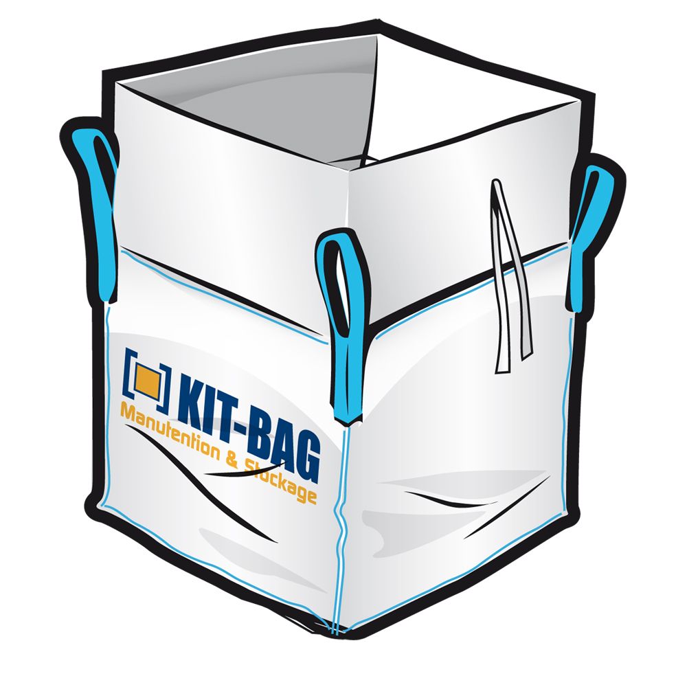 Big bag avec jupe de remplissage fond plat et sache interne aluminium_0