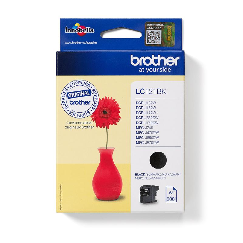 Brother LC121BK - Cartouche d'encre originale – Noir_0