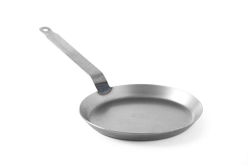 Crêpière professionnelle 24 cm - 628805 - Ø190 mm fond, Ø230x(H)25 mm, 3 mm d'épaisseur_0