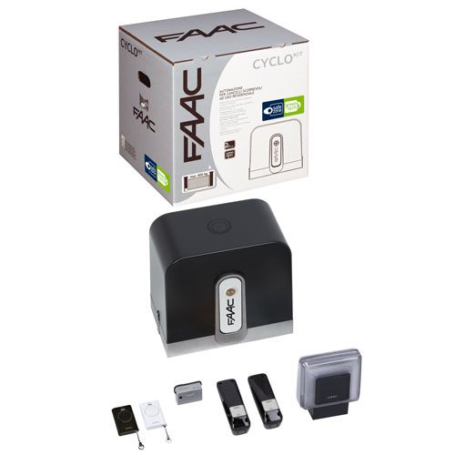 Cyclo Kit 800 - Motorisation pour portail avec carte E721, photocellules orientables et autonomie en option_0