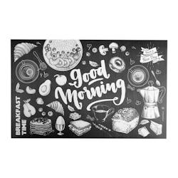 García de Pou Garcia de Pou 1000 Unités - Sets De Table 'Good Morning' 120 G/M2 24,5X38,5 Cm Noire/Blanc Cellulose - noir papier 270.80_0