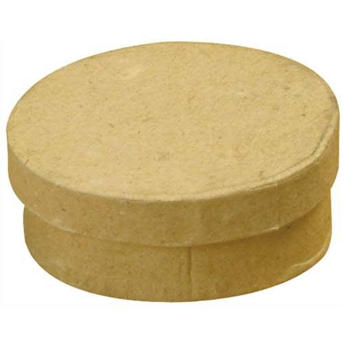 Graine Creative - Boîte en carton petit modèle ovale - 9 x 6,3 cm_0