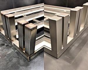 Microbillage inox et aluminium - Décapage mécanique en cabine à jet libre - Finition satinée et protection anti-tache_0
