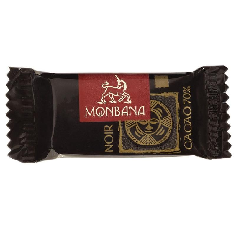 PAQUET DE 200 MINI TABLETTES DE CHOCOLAT MONBANA 5G