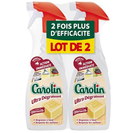 PISTOLET CAROLIN ULTRA DÉGRAISSANT 2 X 650 ML